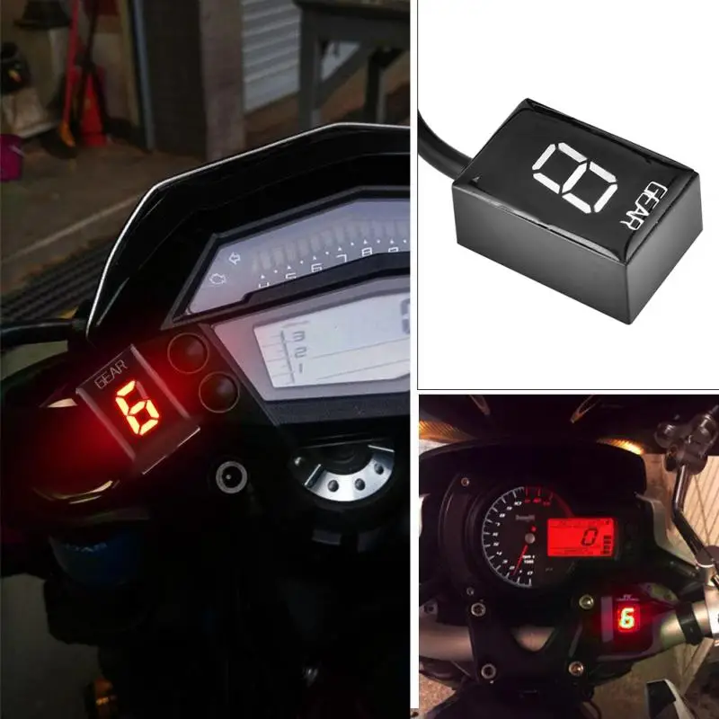 Для Harley ECU Plug Mount 6 скоростей 1-6 уровень цифровой индикатор передач дисплей для мотоцикла Harley