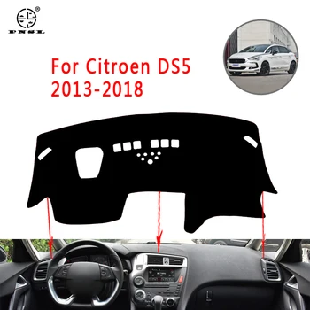 

PNSL Car Dashboard Cover Dash Mat Dash Pad Carpet For Citroen DS5 2013-2018 Sun protection anti - slip anti - uv