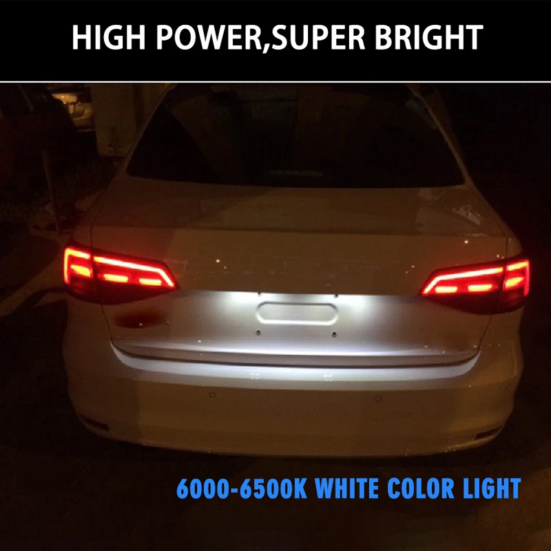 HLXG дневные ходовые огни 12v Белый Автомобильный задний фонарь светодиодный