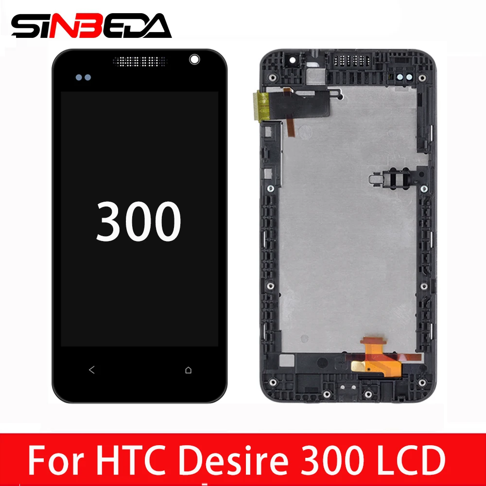 Сменный сенсорный ЖК экран для HTC Desire 300|Экраны мобильных телефонов| |