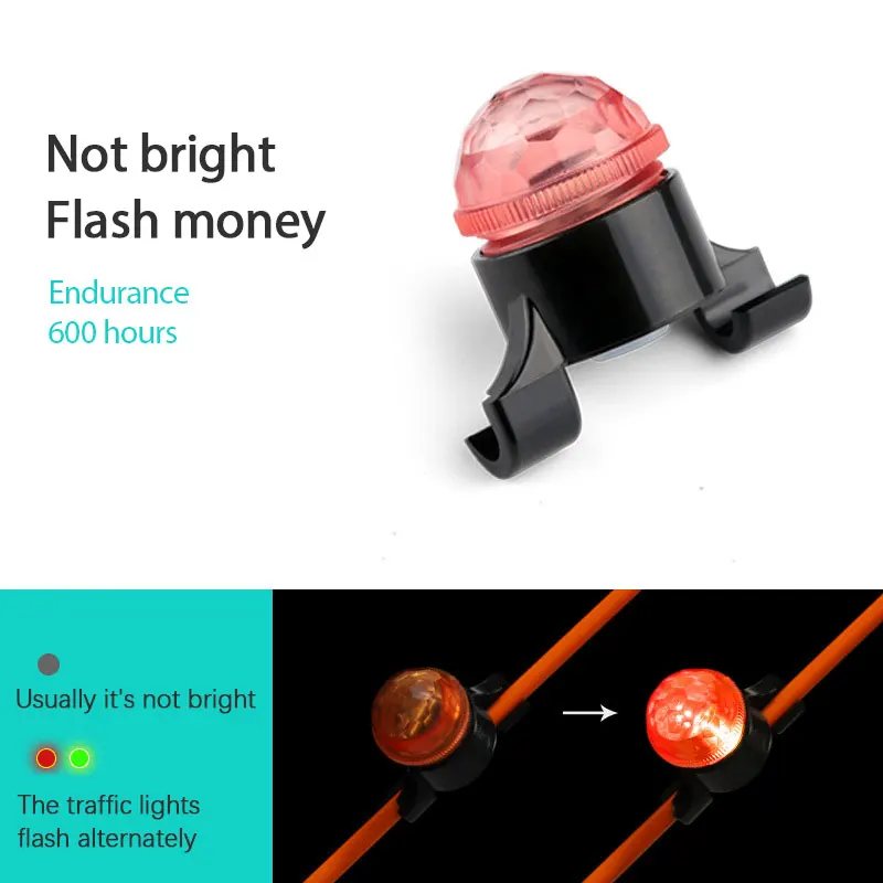 

Mini 1pc Carp Fishing Alarm Sea Pole Alarm Smart Flash Sensor High Sensitivity Sea Pole Fishing Warning Light Fishing Goods