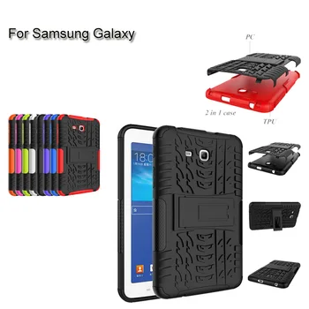 

Acrylic Heavy Duty Armor Tablet Case For Samsung Galaxy Tab A 8.4 2020 T307 s6 10.5 8.0 10.1 2019 s5e Rugged Tire Patterned Case