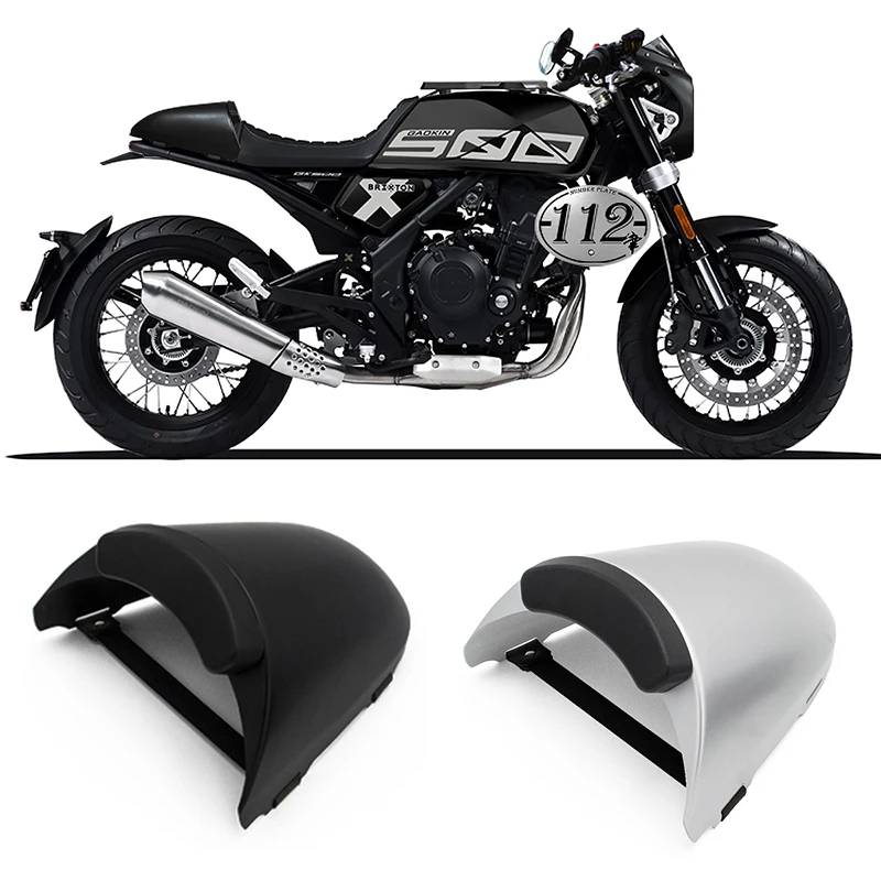 Customized For Brixton Crossfire 500 Motorcycle Rear Passenger Seat Cushion Pad Cowl Cover z 400 rear footrest foot pegs for z400 motorcycle rider footpegs rest z400 rear pedal of motorcycle passenger