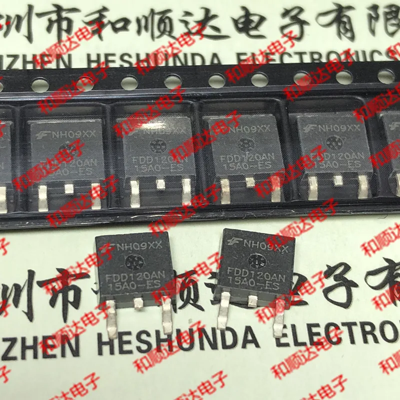 /5 предметов в лоте, FDD120AN15A0-ES-252 150V 14A