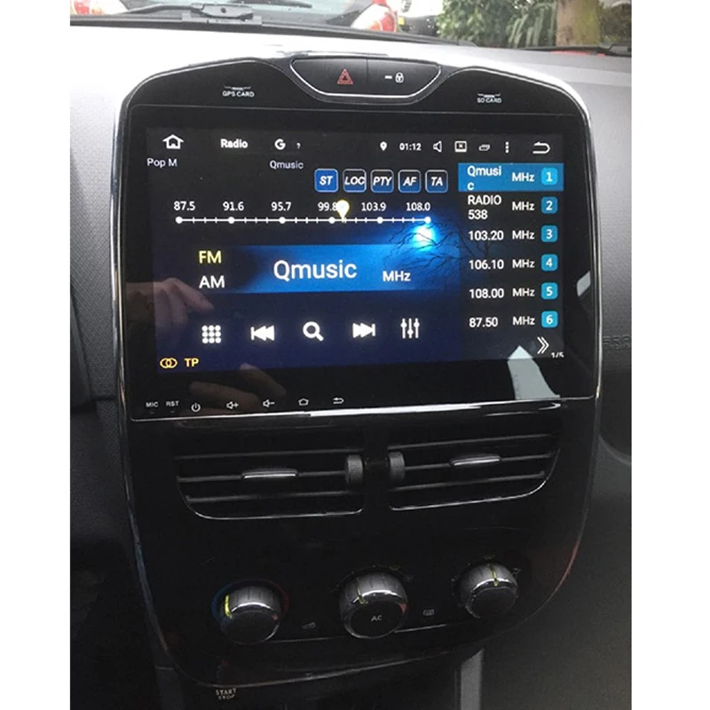 Wekeao сенсорный экран 10,1 ''Android 9,0 Автомагнитола для Renault Clio Android авто gps навигация 2012- wifi 4G DSP