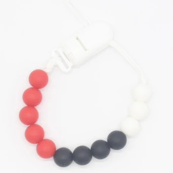 

Infant Baby Candy Color Feeding Dummy Pacifier Clip For Nipple Baby Teething Soother Holder Strap Chain Baby Feeding Accessories