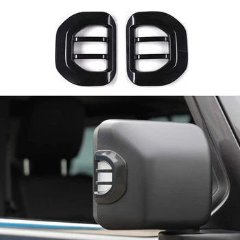 

Rearview Side Mirror Turn Signal Light Cover Trim Decorative Stickers for Jeep Wrangler JL 2018 2019 Car Accessories(Black)