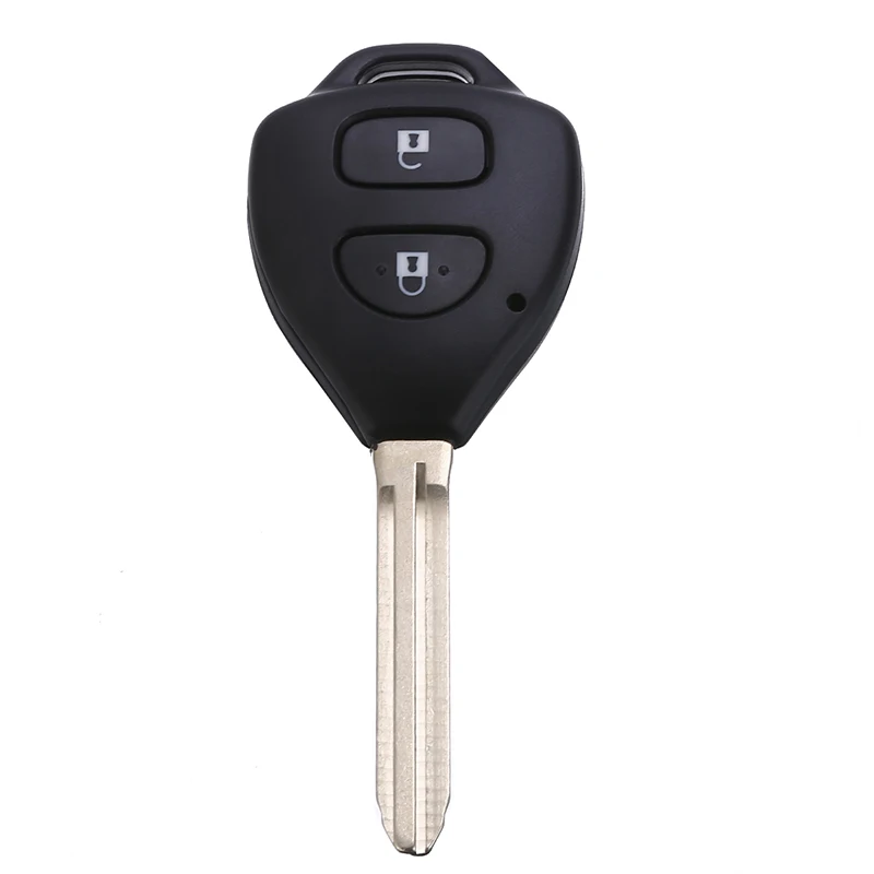 1pcs 2 Button Remote Key Fob Shell Case Replacement For Toyota Corolla Rav4 Hilux Yaris Echo Tarago NO LOGO Key Case