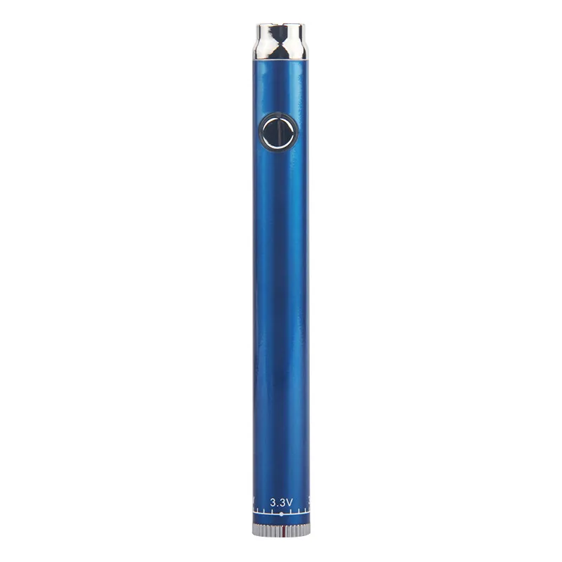 Синий Preheat VV EVOD нижний поворот Регулируемое напряжение 380 мАч 510 нить Vape ручка батарея с USB зарядное устройство для керамической катушки картридж - Цвет: Синий