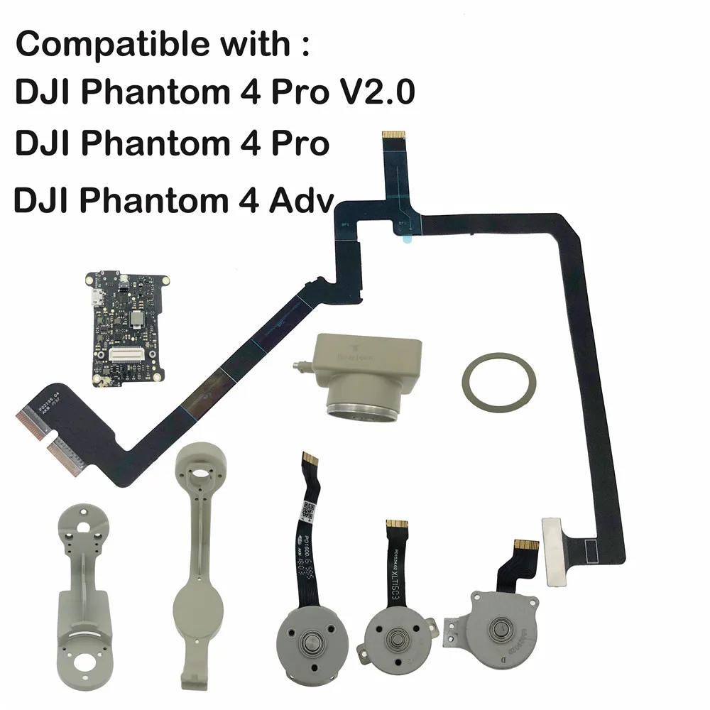 DJI Phantom 4 Pro/Adv/V2.0 Gimbal Camera Part-Yaw/Roll/шаг Motor/Arm Гибкий плоский кабель фотостеклянная