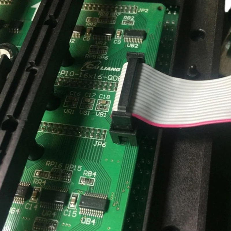 Flat Ribbon Data Cables 16pin For LED Display Receiving Card Connection Pure Copper Signal 20cm 40cm 60cm 80cm 100cm flat ribbon data cables
