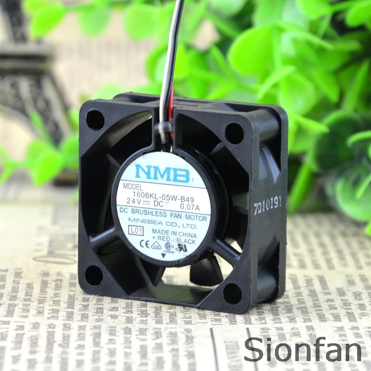 Для NMB 1606KL-05W-B49 4015 24V 0.07A 4 см двойной шарик 3 линии инвертор Вентилятор тестирование