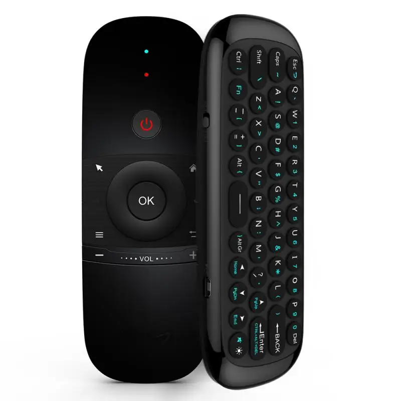 Новая Оригинальная беспроводная клавиатура W1 2 4G Fly Air Mouse Rechargeble Mini пульт