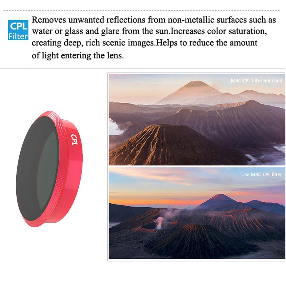 CAENBOO SJ9 Strike 4K фильтр для экшн-камеры CPL/UV/ND 8 16 32 64/цветные фильтры для объектива Комплект для Sjcam SJ9 Max аксессуары для спортивной камеры