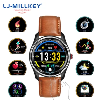 

New ECG PPG Smart Watch Men IP68 Waterproof Color Screen Heart Rate Boold Pressure Monitor Call Drink Reminder Bracelet Men