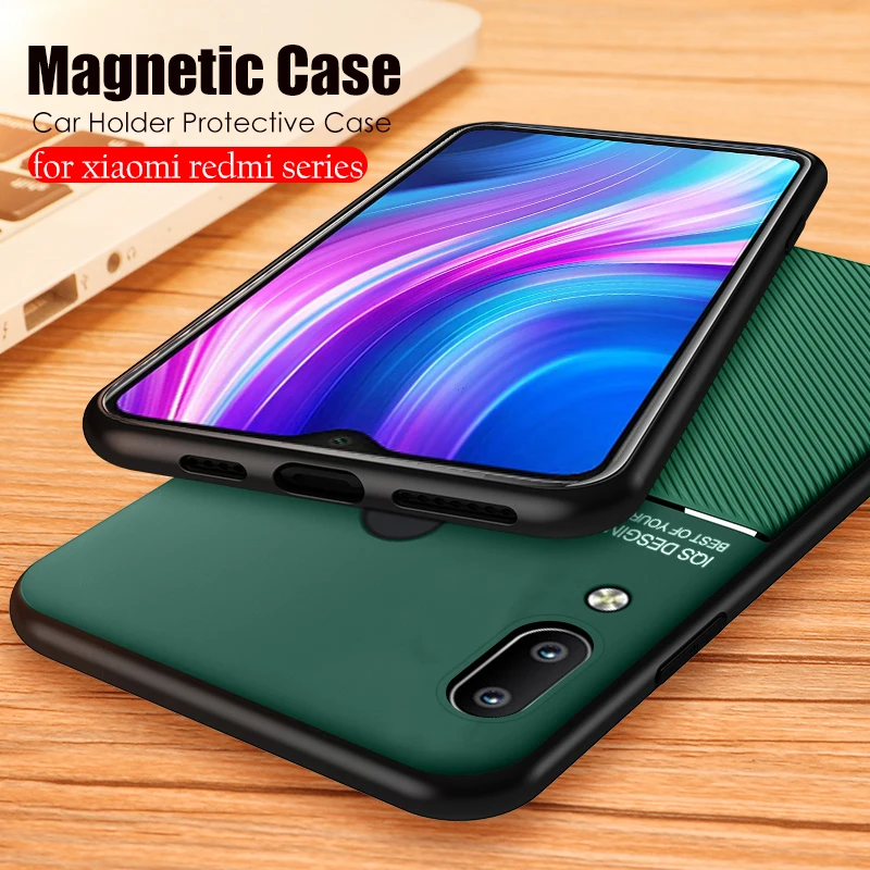 Магнитный автомобильный чехол-держатель для Xiaomi Redmi Note 8 Pro чехол Note8 8A 8T a t xaomi xaimi