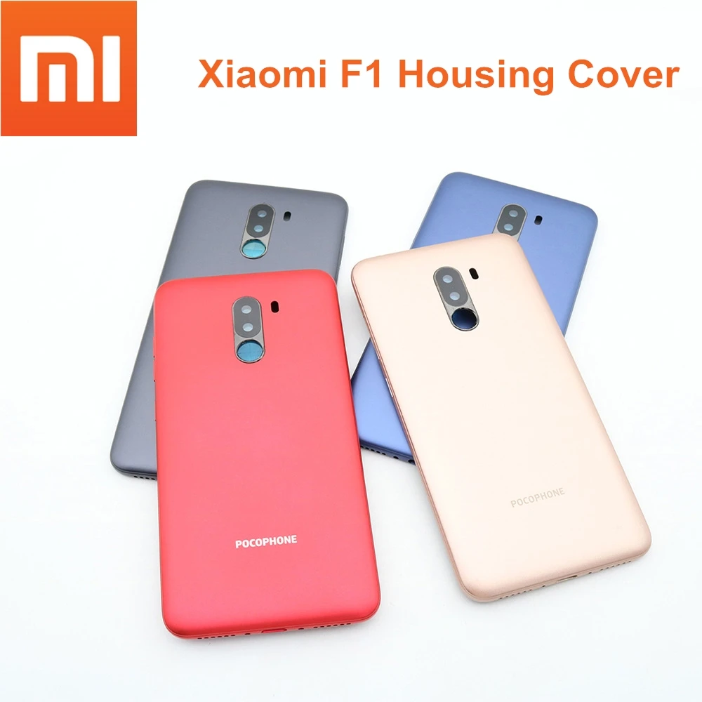 Оригинальный чехол для Xiaomi Pocophone F1 пластиковая крышка задней панели замена