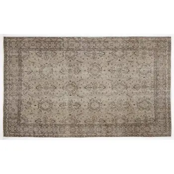 

Handmade Beige Vintage English English Area Rug 157x260 Cm-5'2''X8'6''