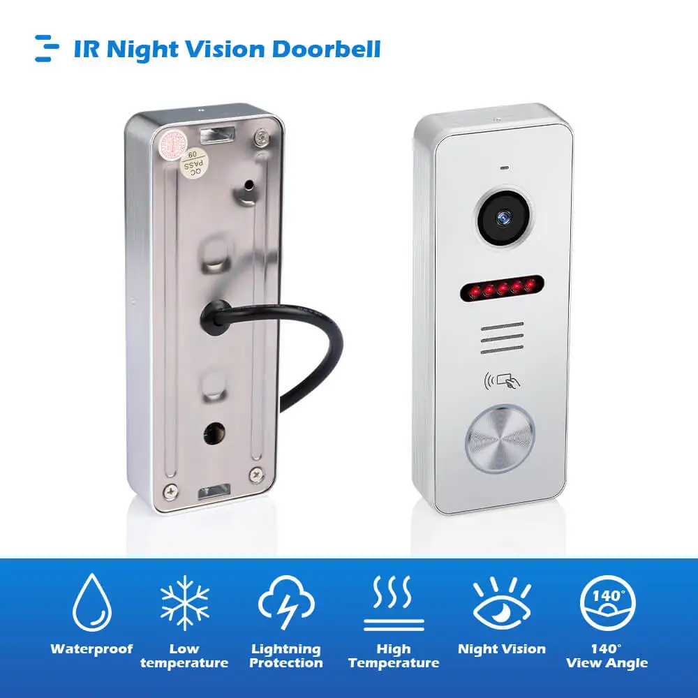 Видеодомофон для квартиры дома виллы система безопасности 10 дюймов 1080P сенсорный