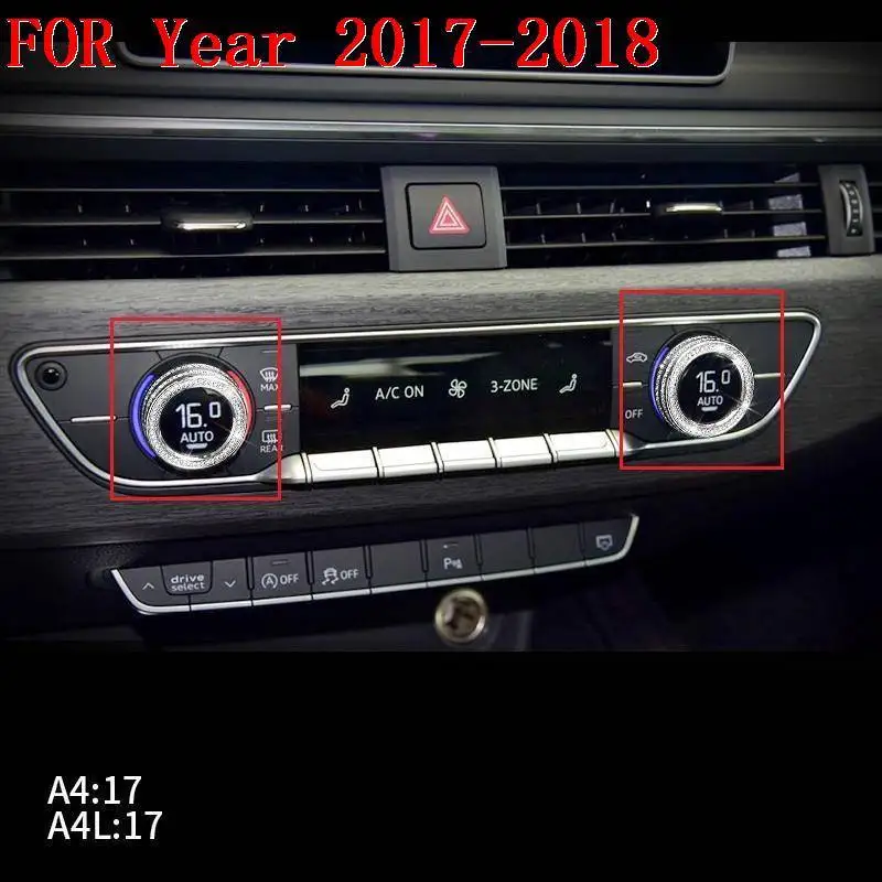 Автомобильный персонализированный хромированный обновленный модифицированный декоративный аксессуар для стайлинга автомобиля яркие блестки Чехлы 17 18 для Audi A4L - Название цвета: MODEL D