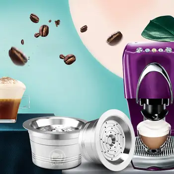 

Reusable Stainless Steel Espresso Coffee Capsule Filter Compatible for Cafissmo 2020