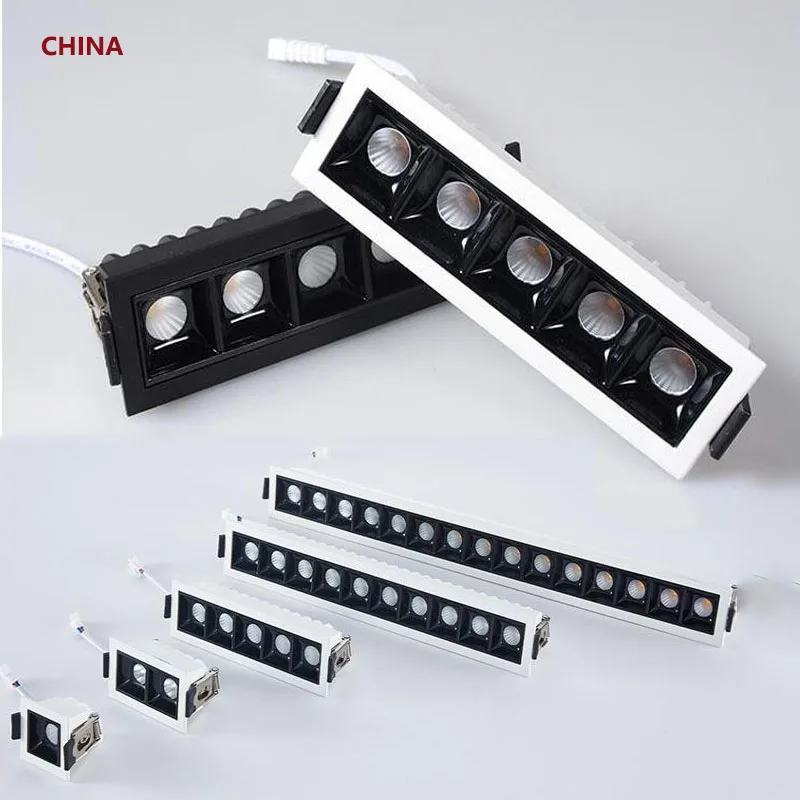 DimmableRecessedStripCREELED2w4w6w10W20W30WCOBLEDDown