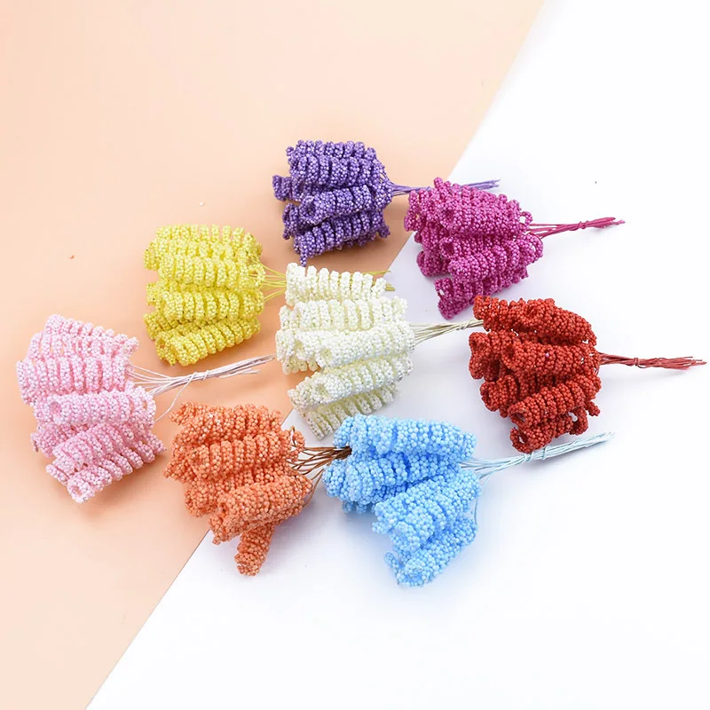 Multicolor optional Artificial plants simulation of babysbreath DIY wreath bouquet Bubble flowers for Wedding dress room dress JH20 (3)