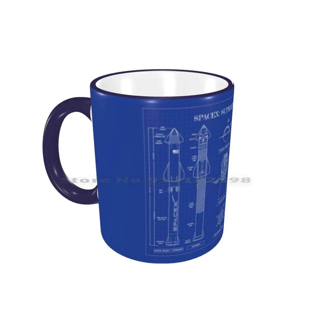 Star Wars Ship Blueprint Mug