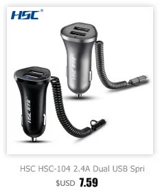 HSC YC37 Dual USB 3.1A автомобильное зарядное устройство Bluetooth MP3-плеер Быстрая зарядка поддержка для tf-карты u-диск смарт-зарядка сильная совместимость