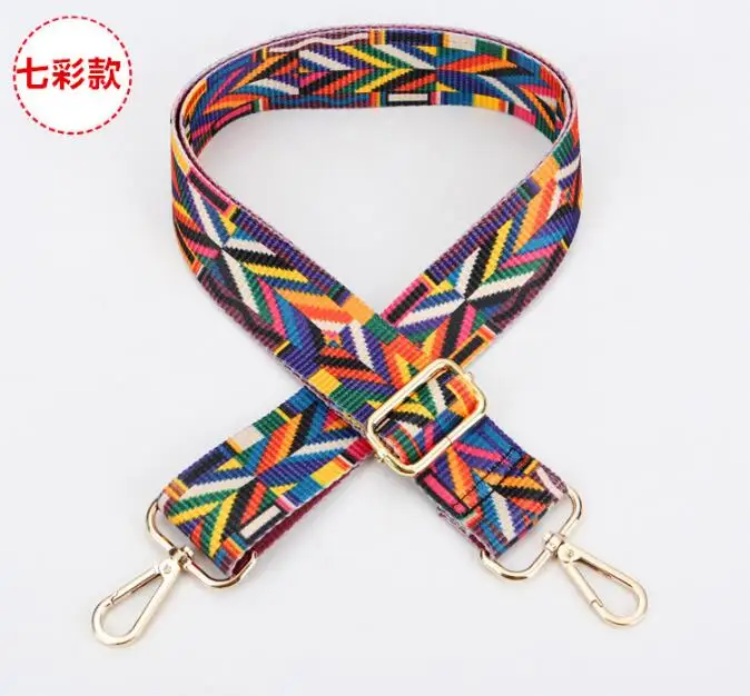 Free Shipping 2pcs Nylon Colored Belt Bags Strap DIY Accessories for Women Adjustable Shoulder Messenger Handbag Straps - Цвет: S001