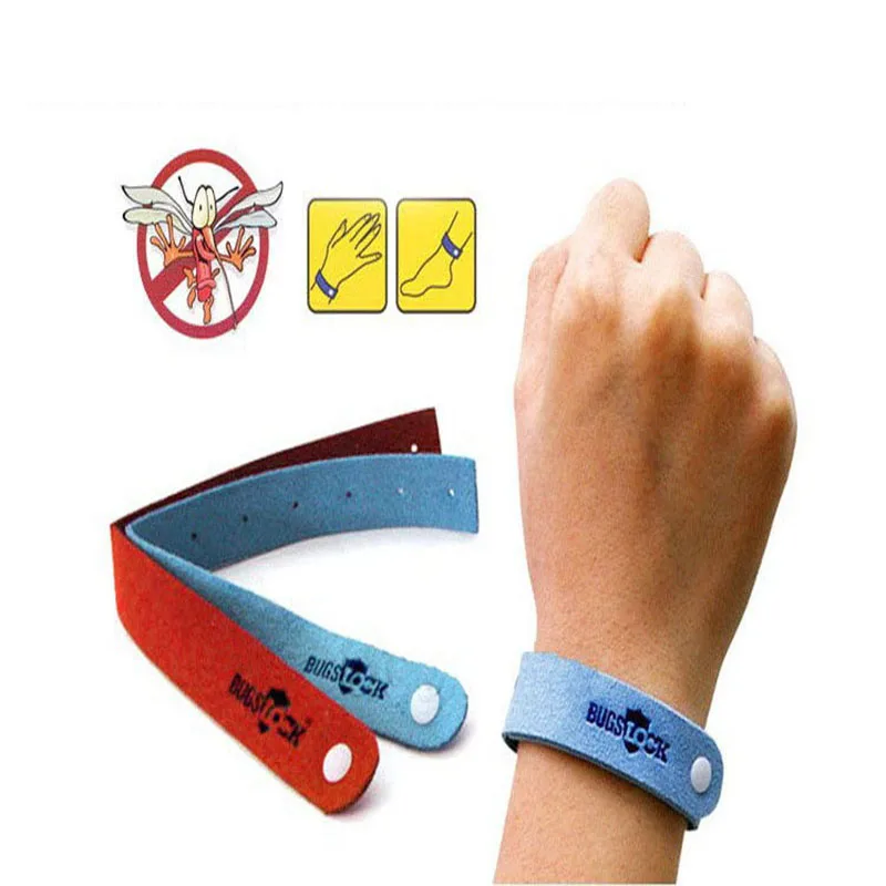 

50 pcs Mosquito Repellent Ring Bracelet Anti-mosquito Children&Adult Bracelet Multi-color Insect Repellent Naturals Random Color