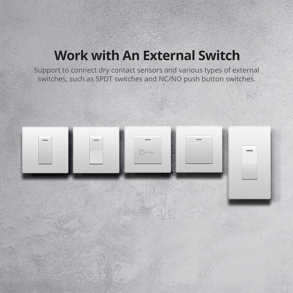 SONOFF MINIR2 Two-way DIY Smart Wifi Switch Support Alexa Google Home IFTTT