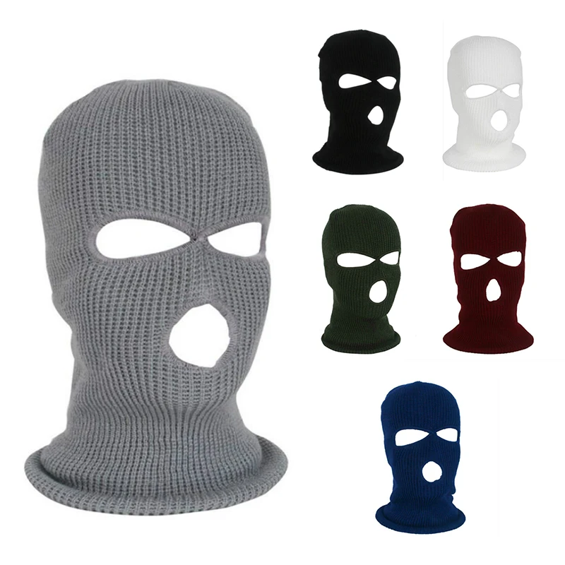 

Army Tactical Mask 3 Hole Full Face Mask Ski Mask Winter Cap Balaclava Hood Motorbike Motorcycle Helmet Full Face Helmet NEW