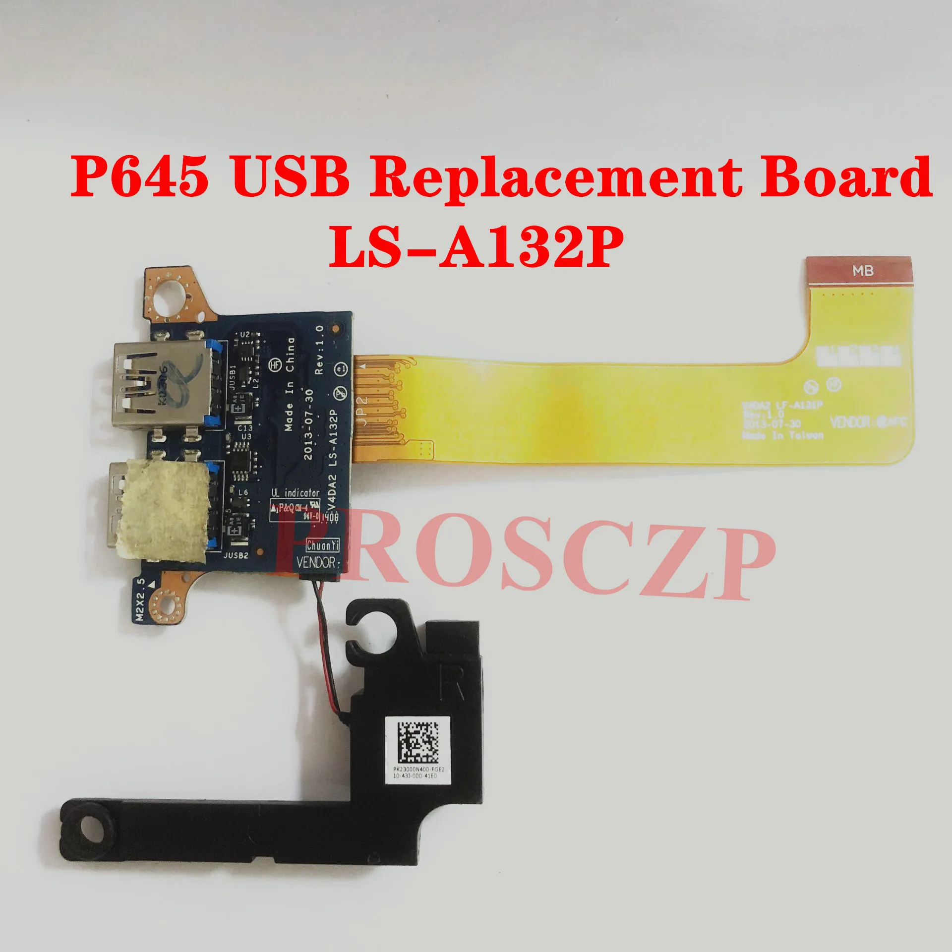 Высокое качество для Acer Travelmate P645 USB запасная плата LS A132P Бесплатная