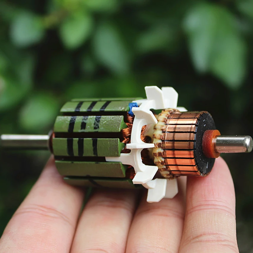 DC220V высокое Мощность, двигатель постоянного тока, 22000 об/мин 80 Вт высокой мощности Скорость Мотор 12-stage ротора с охлаждающим вентилятором, угольные щетки, вал, Диаметр 5 мм