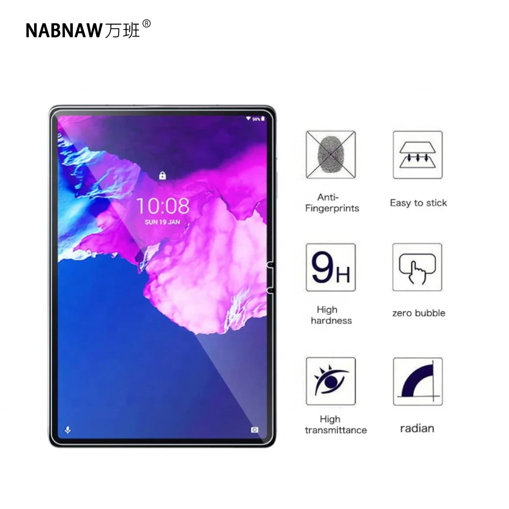 Protetor de Tela de Vidro Temperado para Lenovo Tab P11 Pro Gen M10 Fhd Plus 3rd Gen m9 m8 m7 Legion Y700 Xiaoxin Pad Yoga 11 Pcs - Imagem 5