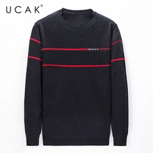 UCAK Brand Casual O-Neck Long Sleeve Sweaters Pull Homme 2020 Autumn Winter New Arrivals Streetwear Sweater Men Clothing U1094