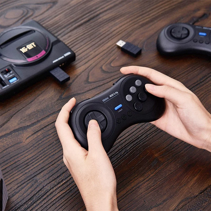 8 BitDo M30 Bluetooth беспроводной геймпад 2,4G для оригинальных sega Genesis и Seg для nintendo Switch PC паровые игры