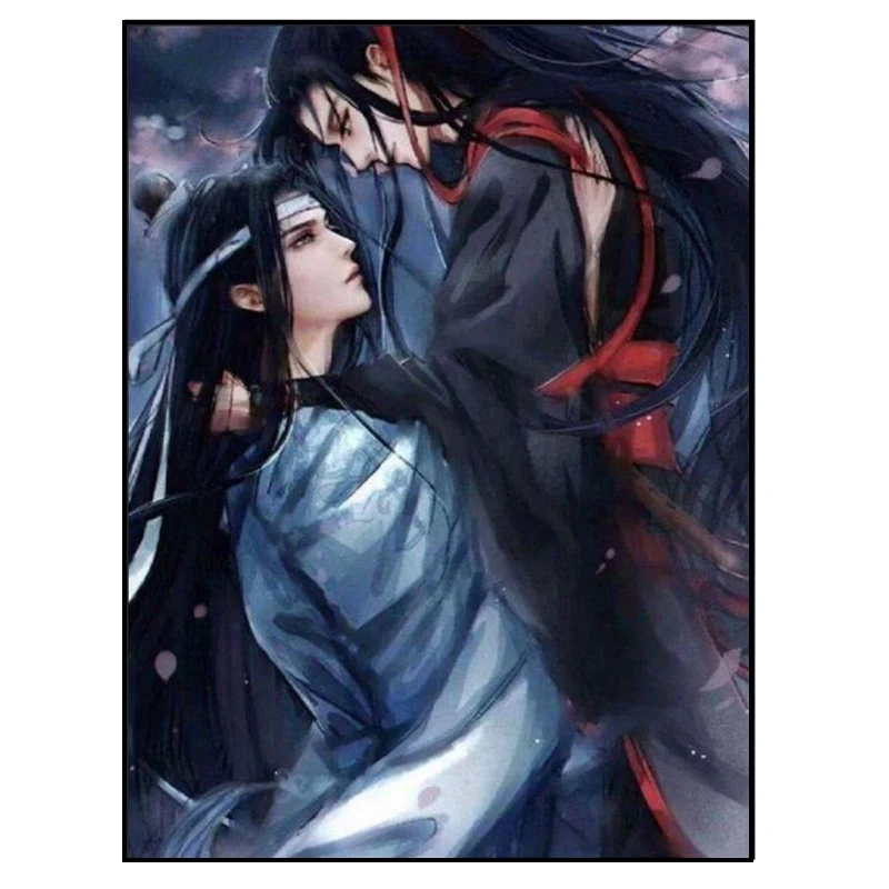 5d алмазная живопись &quotсделай сам&quot Mo Dao Zu Shi Wei Wuxian Lan Wangji Алмазная вышивка мозаика