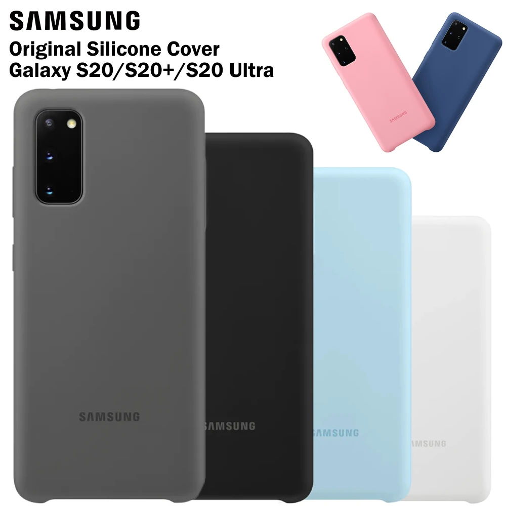 Samsung Official Original Silicone Case Protection Cover For Galaxy S20 Ultra S20 S20+ S20 Plus Mobile Phone Housings