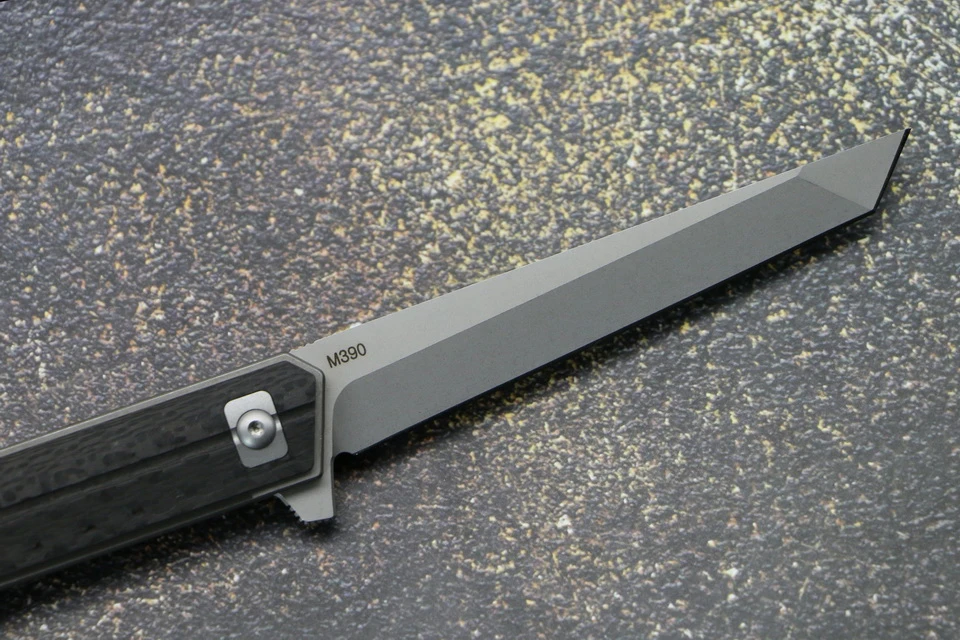 TIGEND custom quartermaster Флип складной нож M390 порошок сталь титан+ рычаг CF кемпинг открытый фрукты Карманные Ножи EDC