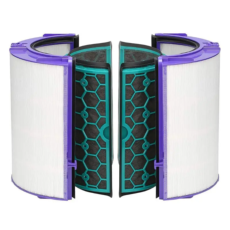 Замена фильтрующего элемента воздухоочистителя для Dyson TP04/HP04/DP04/TP05/HP05 герметичная Двухступенчатая система фильтра на 360 градусов (HEPA Filt