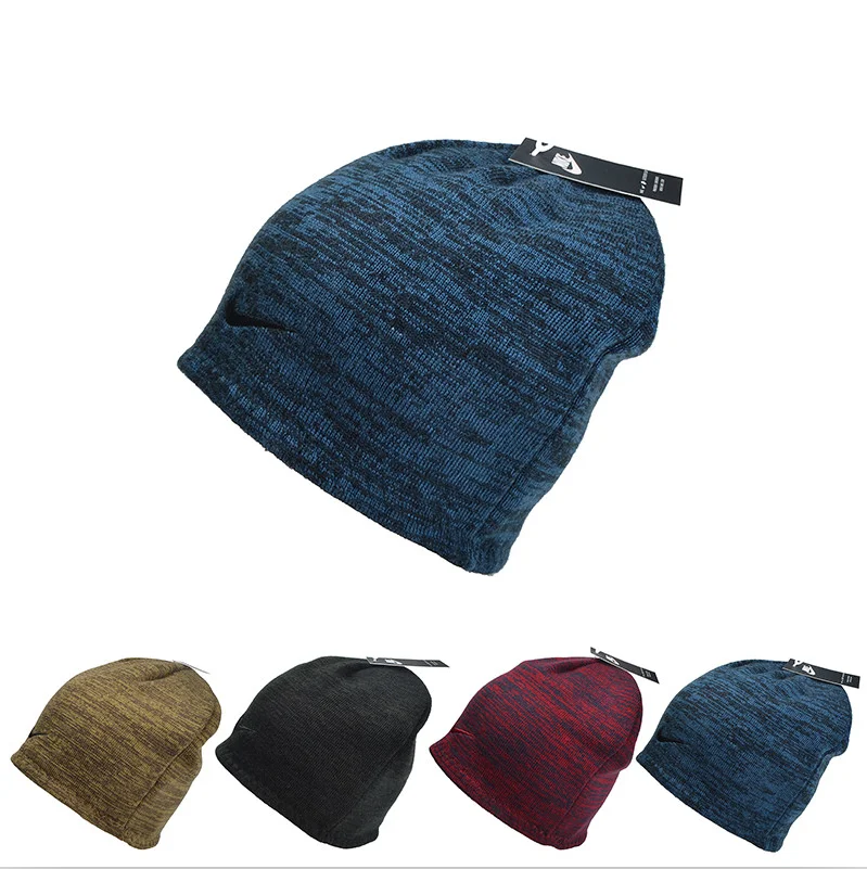 Men Winter Hat Skullies Hats Beanies Knitted Cap Men's Hat Gorro Cap Thicken Warm