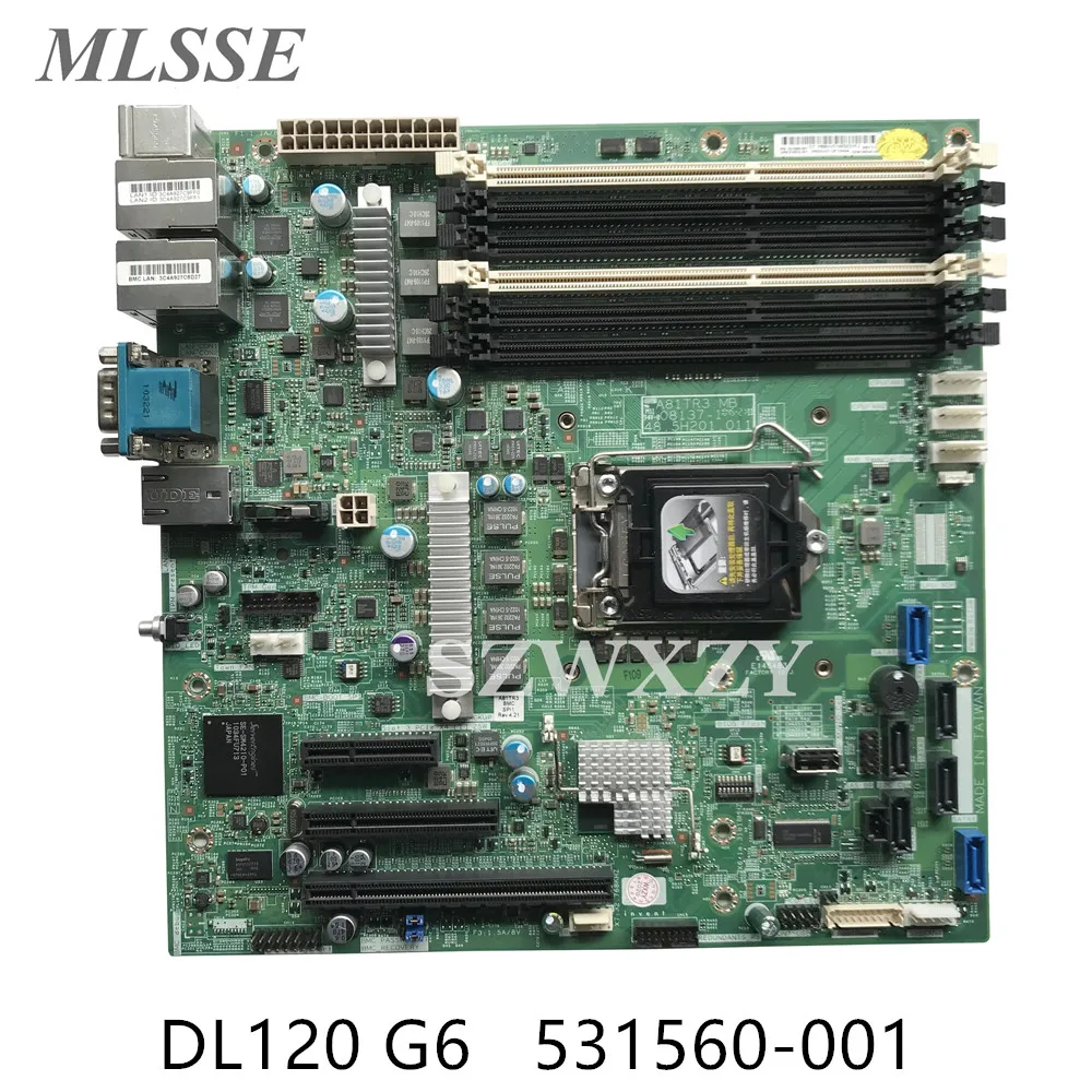 Original For HP DL120 G6 Desktop Motherboard A81TR3 48.5H201.011 531560-001 576932-001 LGA1156 100% Tested Fast Ship | Компьютеры и