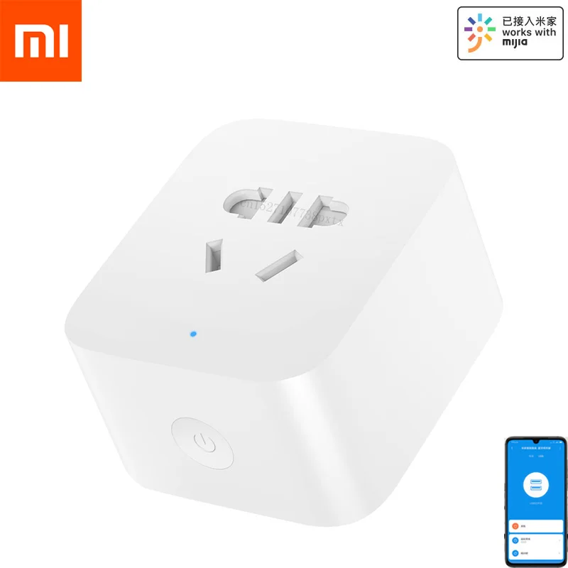 Новинка умная розетка Xiaomi Mijia с Bluetooth Gateway Edition двойной USB Смарт адаптер питания Wi Fi