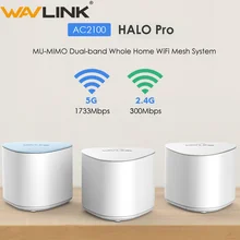 Wavlink AC2100 беспроводной Wifi роутер весь дом WiFi сеточная система MU-MIMO гигабитный wifi повторитель двухдиапазонный 2,4G& 5Ghz с Touchlink