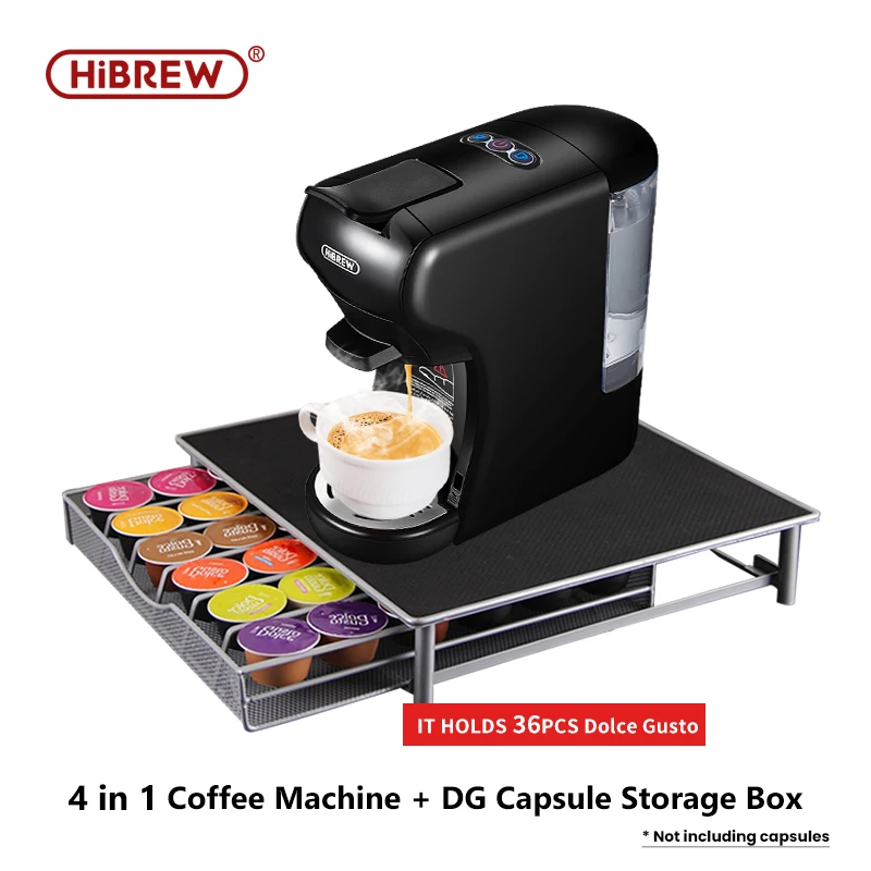 Hibrew 4 In 1 Multiple Capsule Espresso Coffee Machine And Dolce Gusto