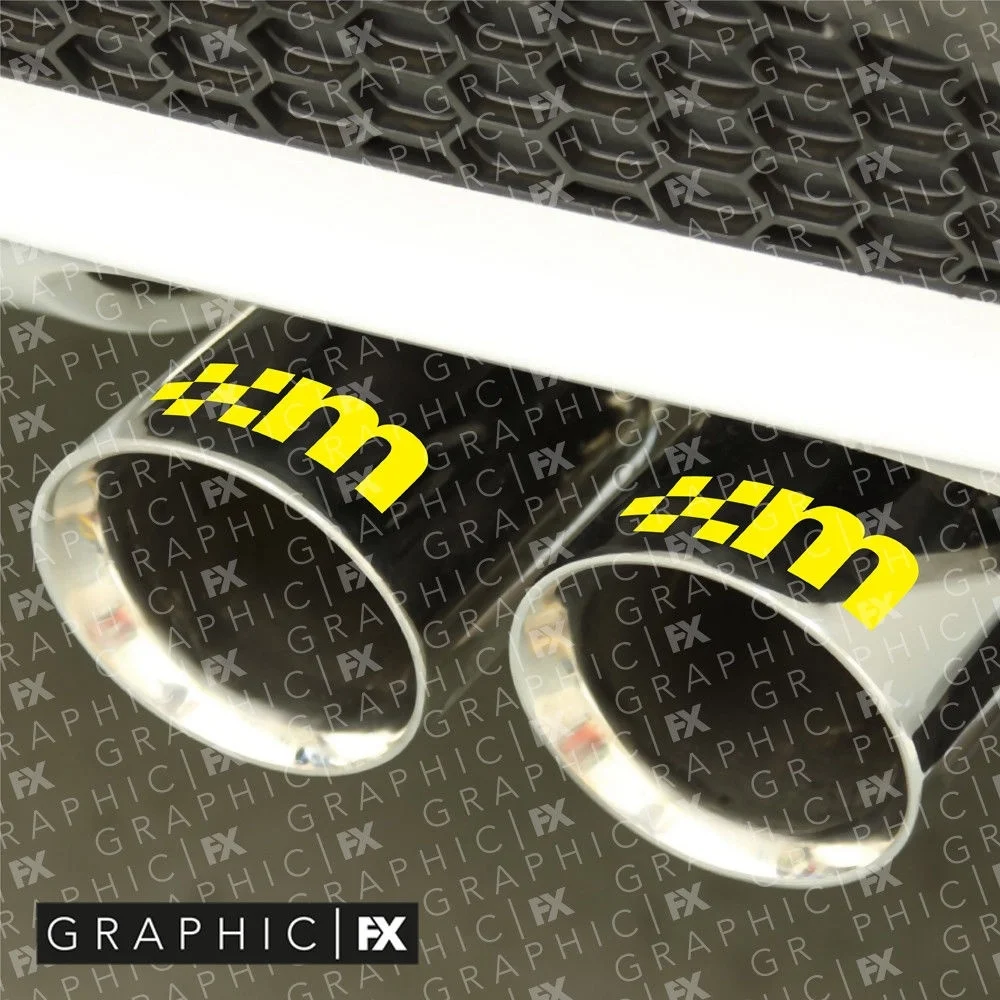 Наклейки-наклейки для x8 Mountune Exhaust Tuning RS виниловые высокотемпературные |