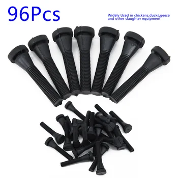 

Chicken Plucker Fingers Rubber Poultry Duck Turkey Goose Feather Plucking 96pcs