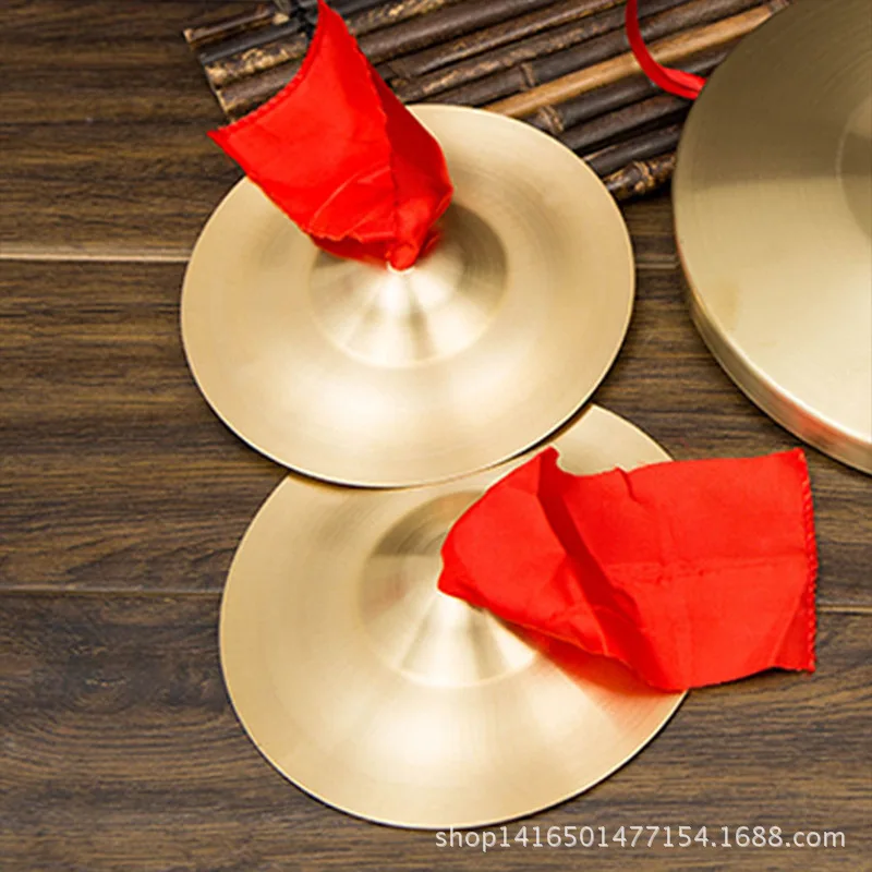 Small Copper Cymbal Bright Cymbal 15cm 19 Cm 24 Cm Brass Three-and-a-half Sentence Props Instrument Percussions